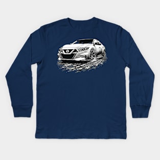 Nissan Maxima Kids Long Sleeve T-Shirt